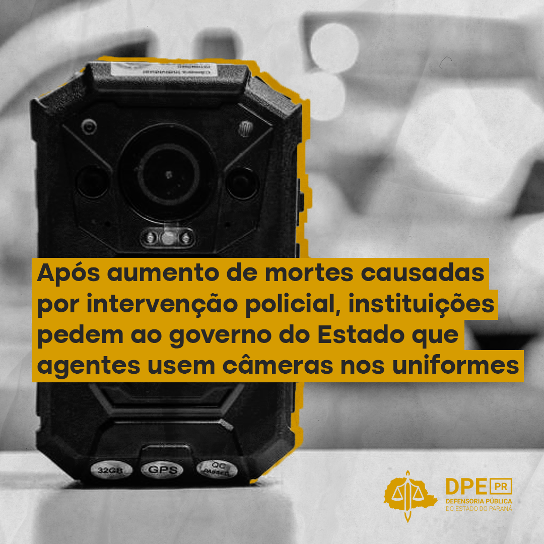 Após aumento de mortes causadas por intervenção policial, instituições pedem ao Governo do Estado que agentes usem câmeras nos uniformes