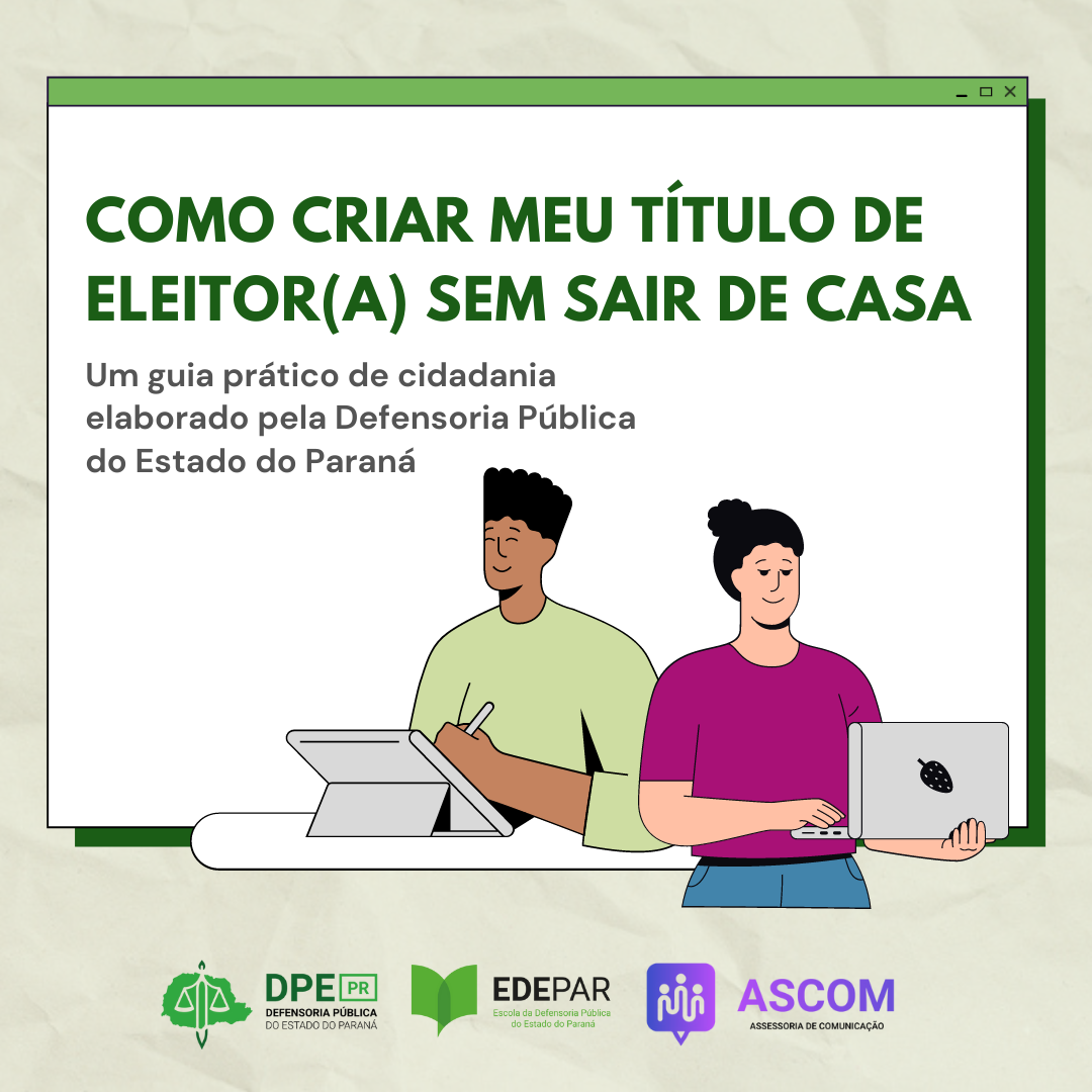 Como criar meu Título de Eleitor(a) sem sair de casa