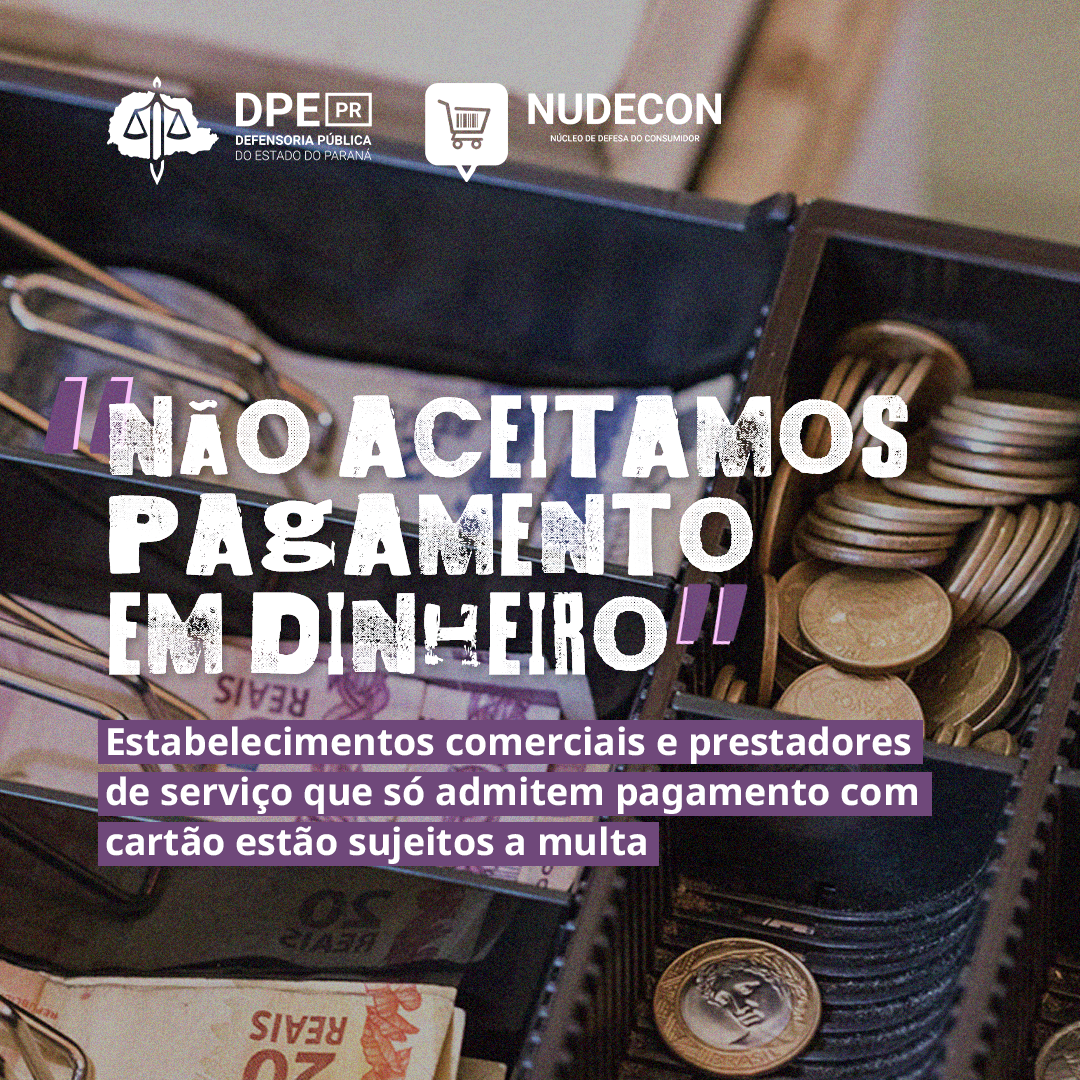 Estabelecimentos comerciais e prestadores de serviço que só admitem pagamento com cartão estão sujeitos a multa
