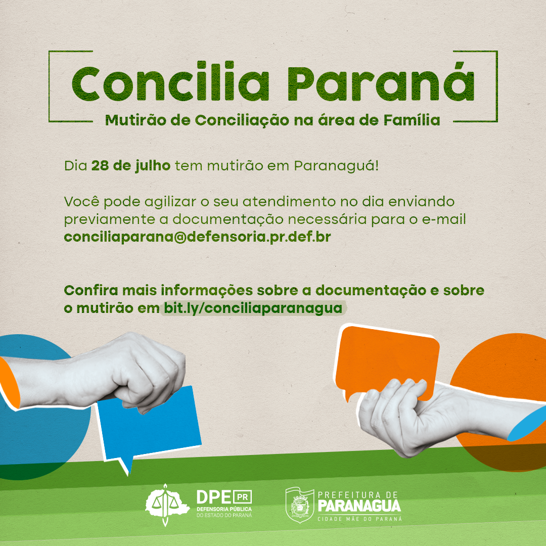 Concilia Paraná em Paranaguá