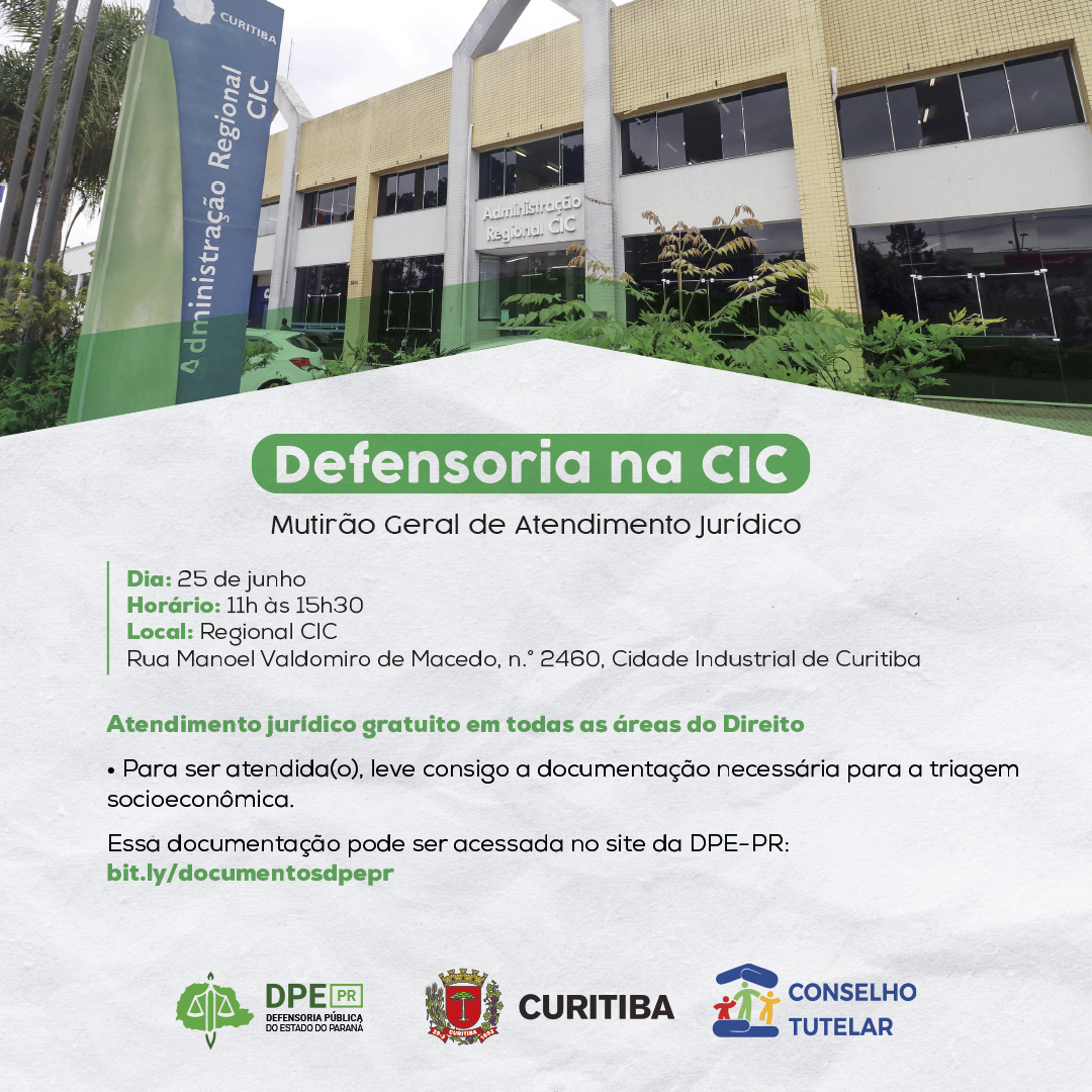Mutirão - Defesoria na CIC