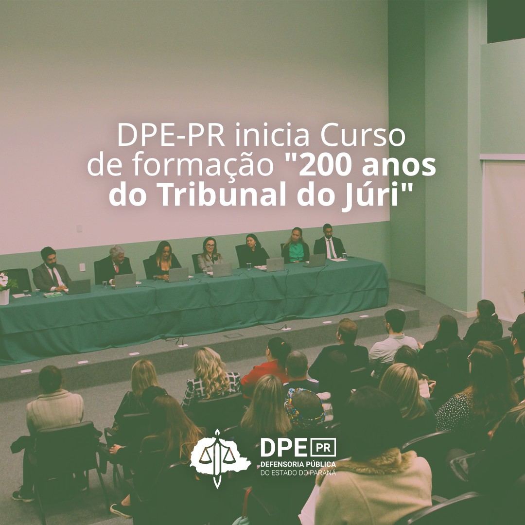 Curso de Formação “200 Anos do Tribunal do Júri” 