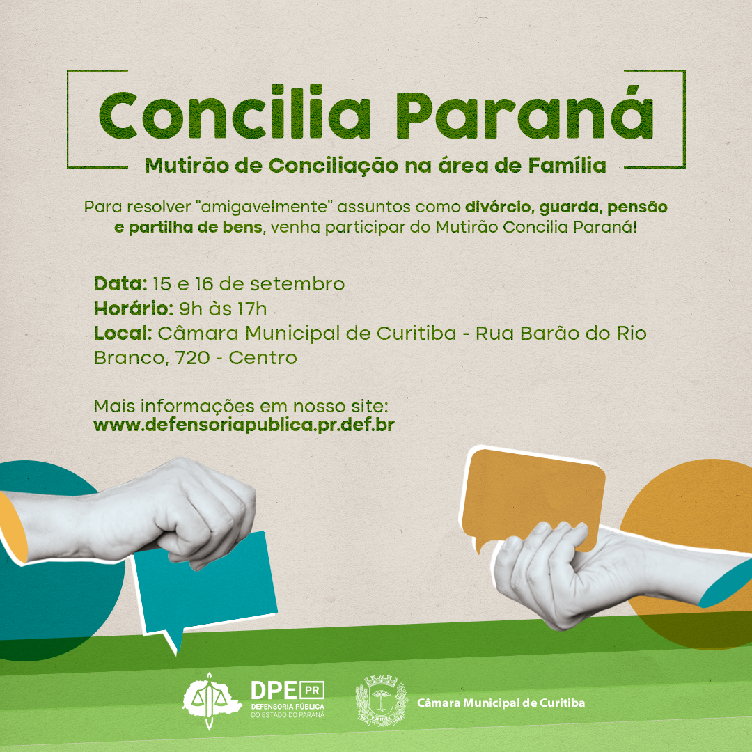 Mutirão Concilia Paraná na CMC