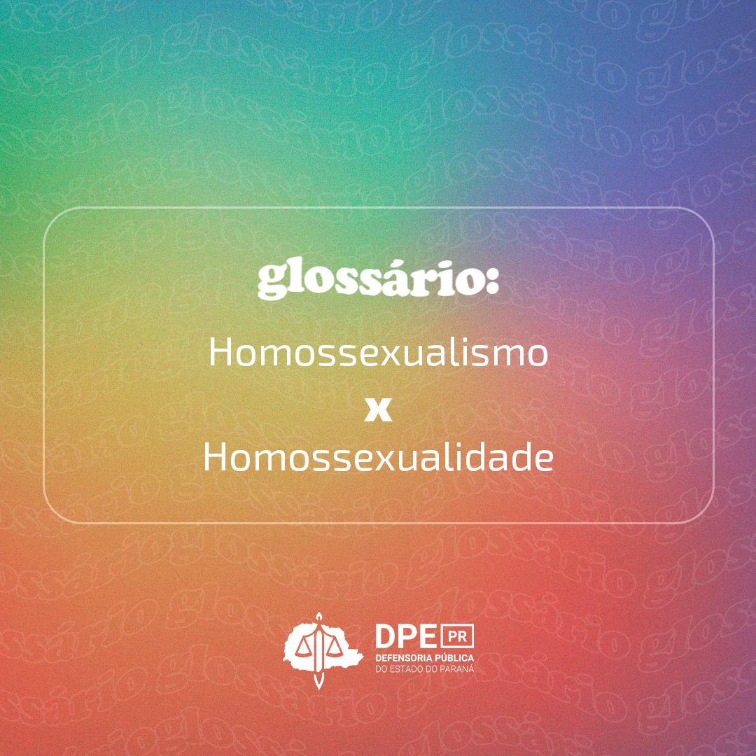 Homossexualismo x Homossexualidade