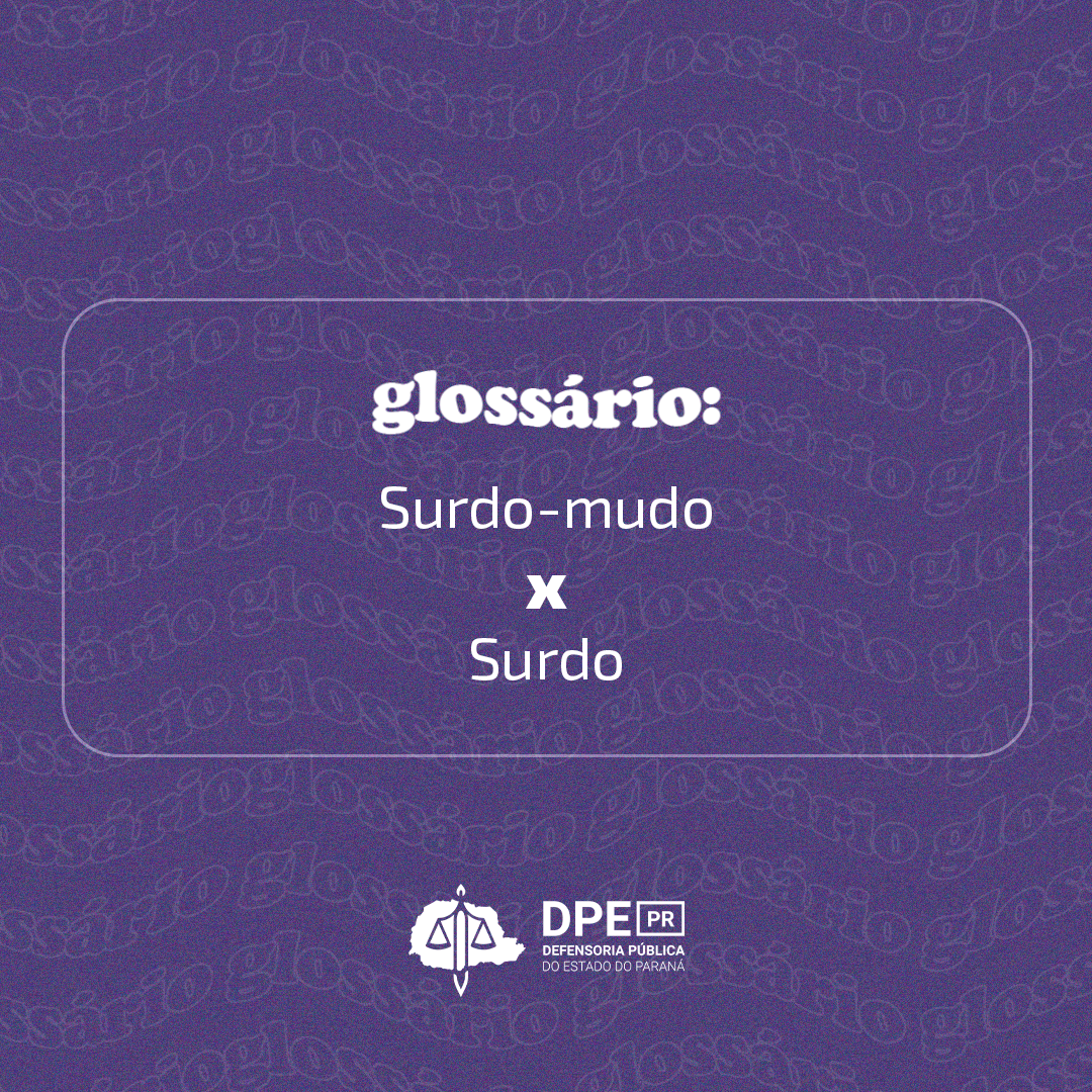 Surdo-mudo x Surdo