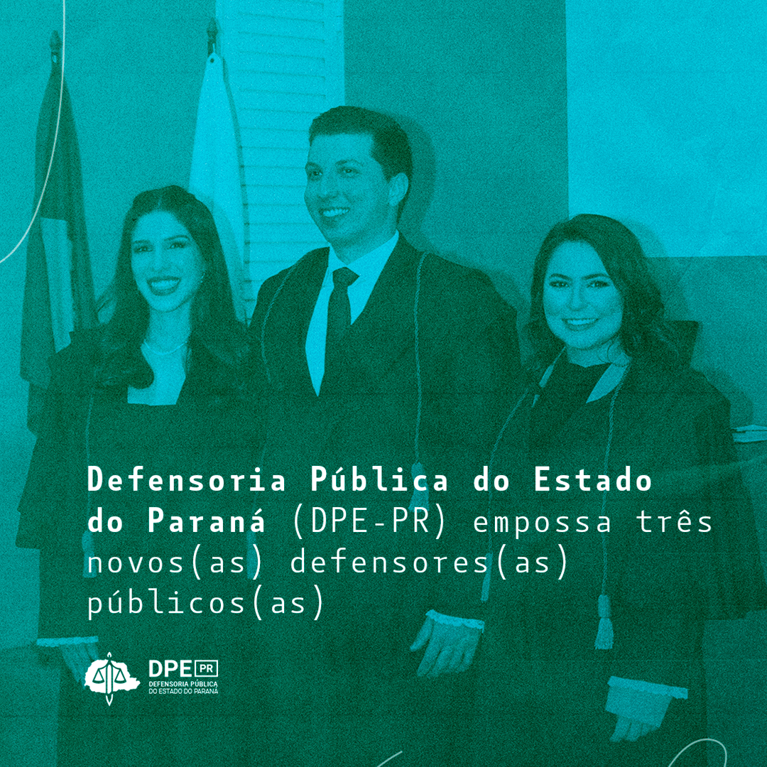 Três novos defensores públicos tomando posse (09/05).