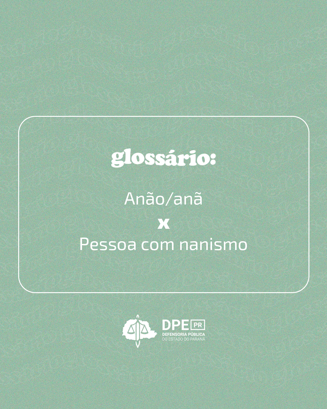 Glossário: Anão/anã x Pessoa com nanismo