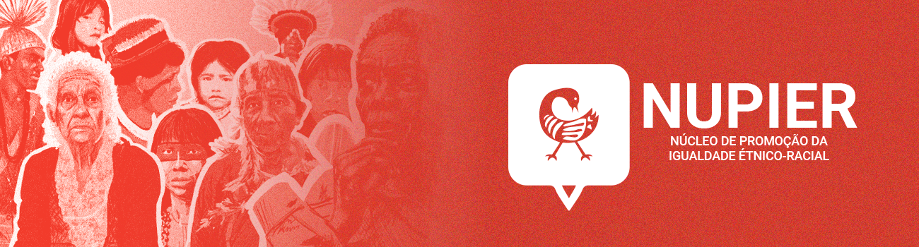 banner com o logo do Núcleo de Promoção da Igualdade Étnico-Racial (NUPIER)