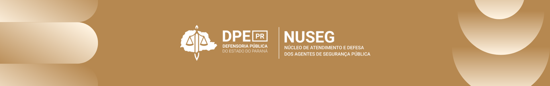 Banner do Núcleo de Atendimento e Defesa dos Agentes de Segurança Pública