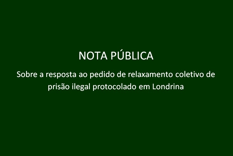 Nota pública.