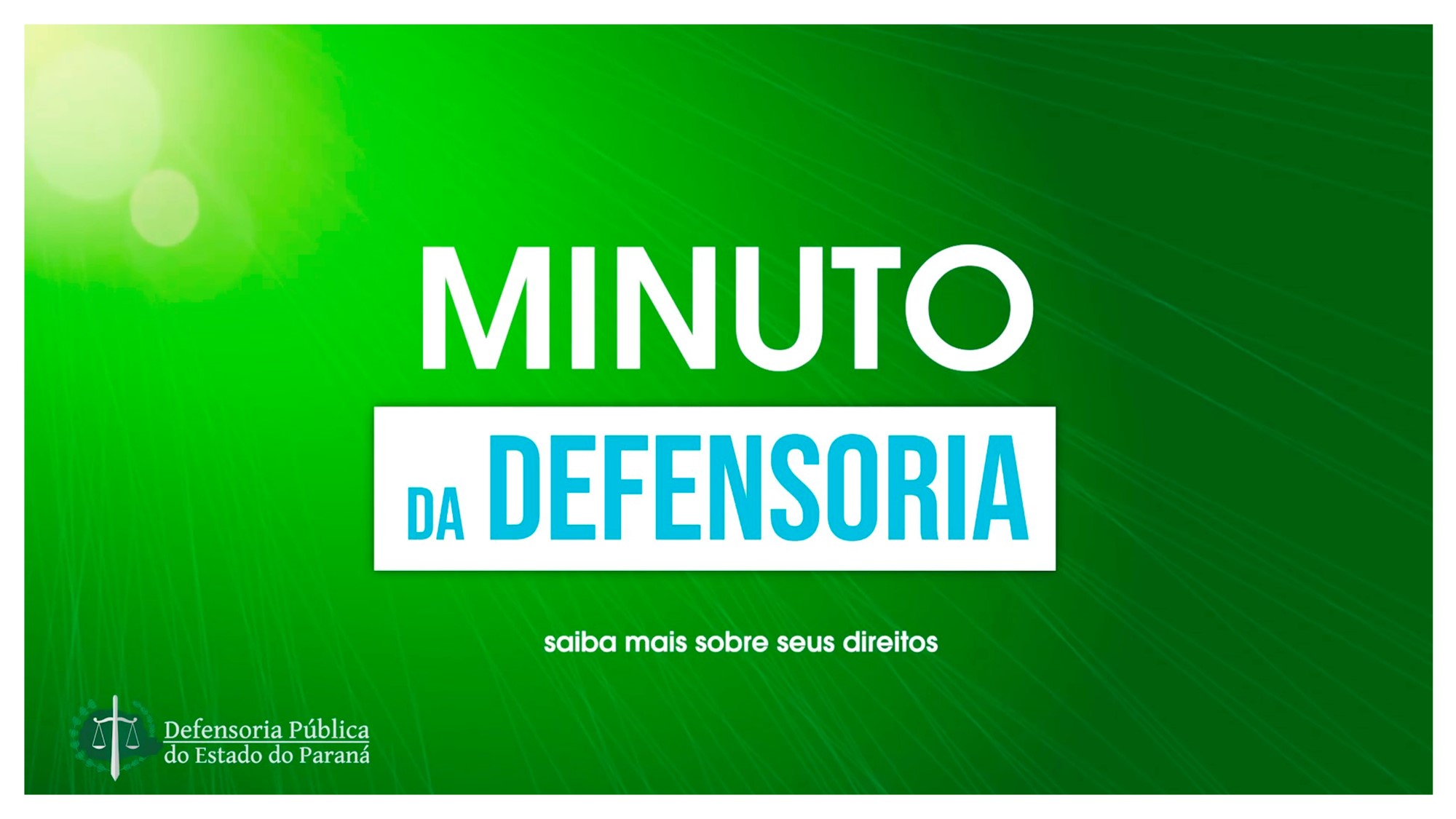 Minuto da Defensoria