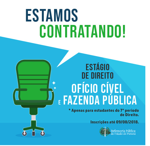 Estágios no Oficio Civil e Fazenda
