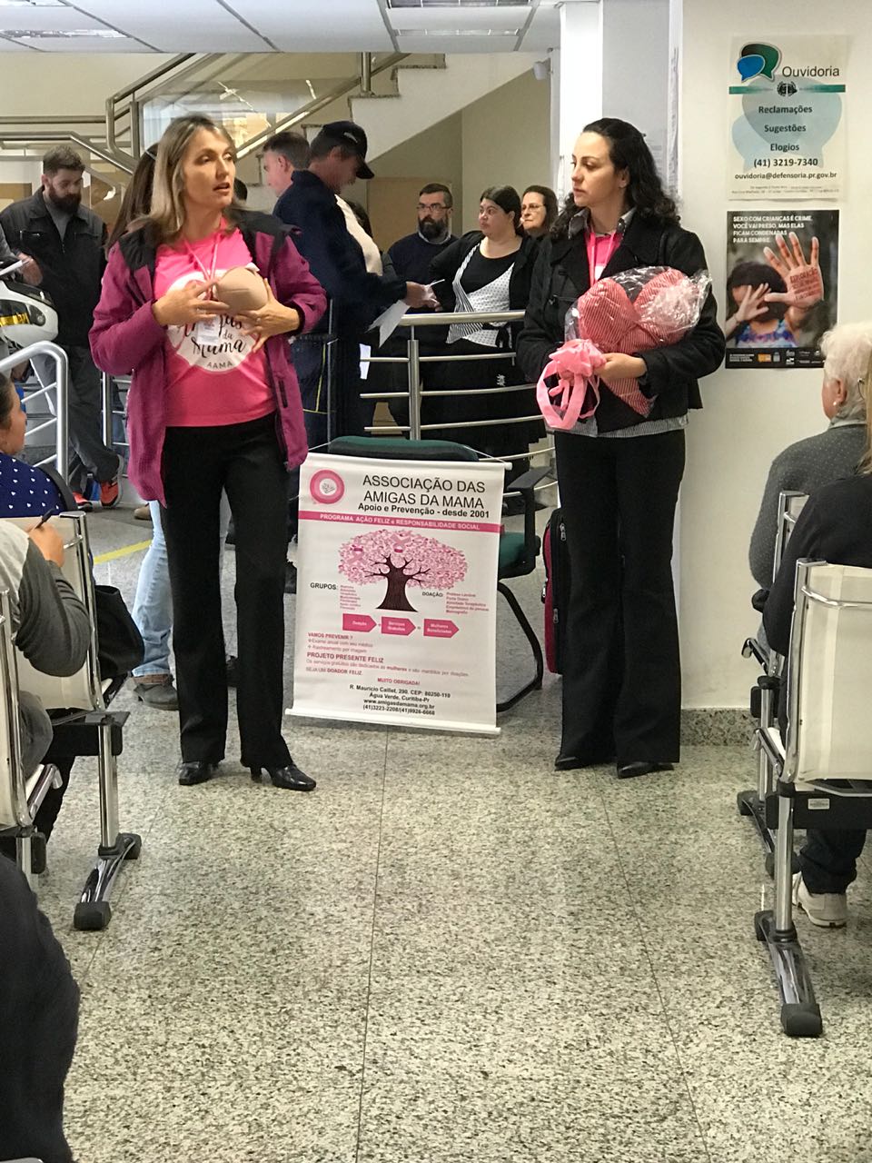 Associação das Amigas da Mama trata sobre educação em direitos à saúde da mulher.
