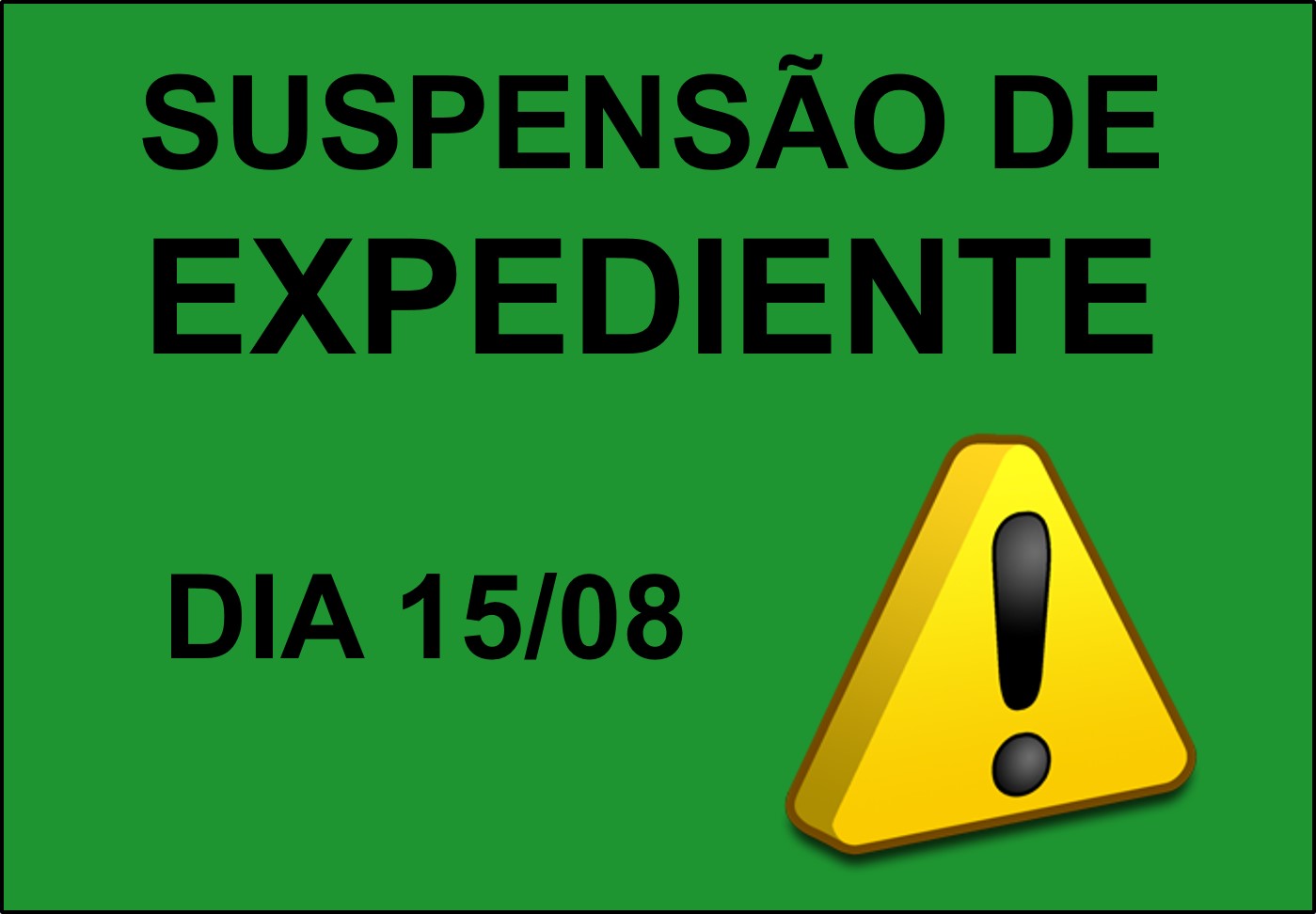 suspensão de expediente francisco beltrão