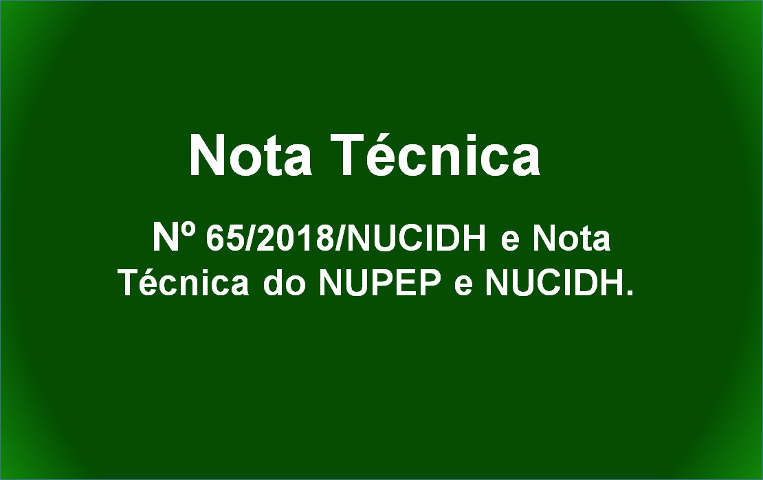 nota técnica nucidh