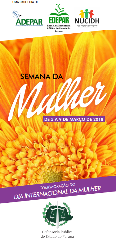 Dia internacional da Mulher - NUDEM