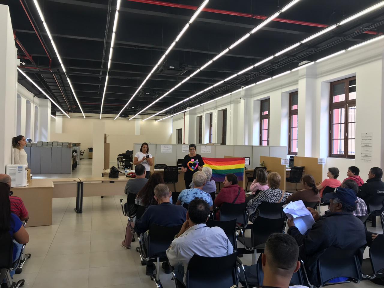 A palestra contou com 80 ouvintes