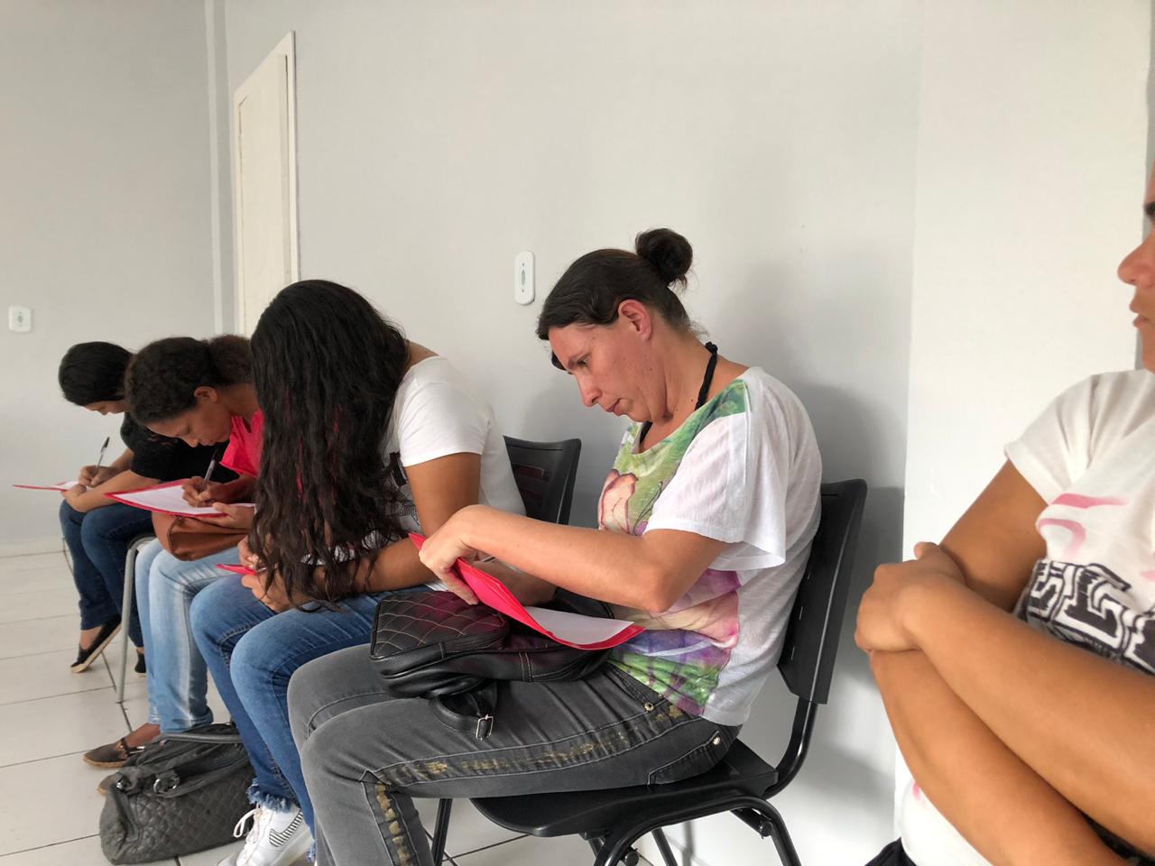 Na foto, algumas participantes do programa