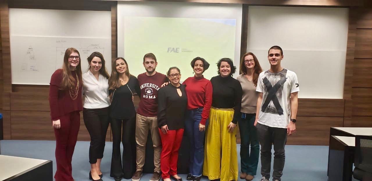 A reunião marcou o encerramento da disciplina