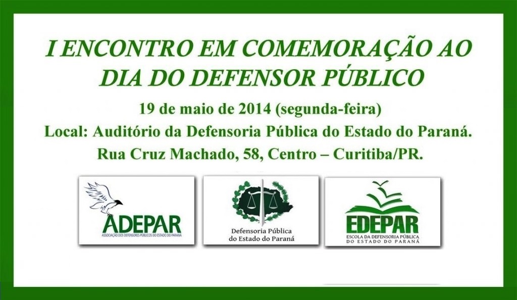 Eventos marcam a comemoração ao Dia da Defensoria Pública