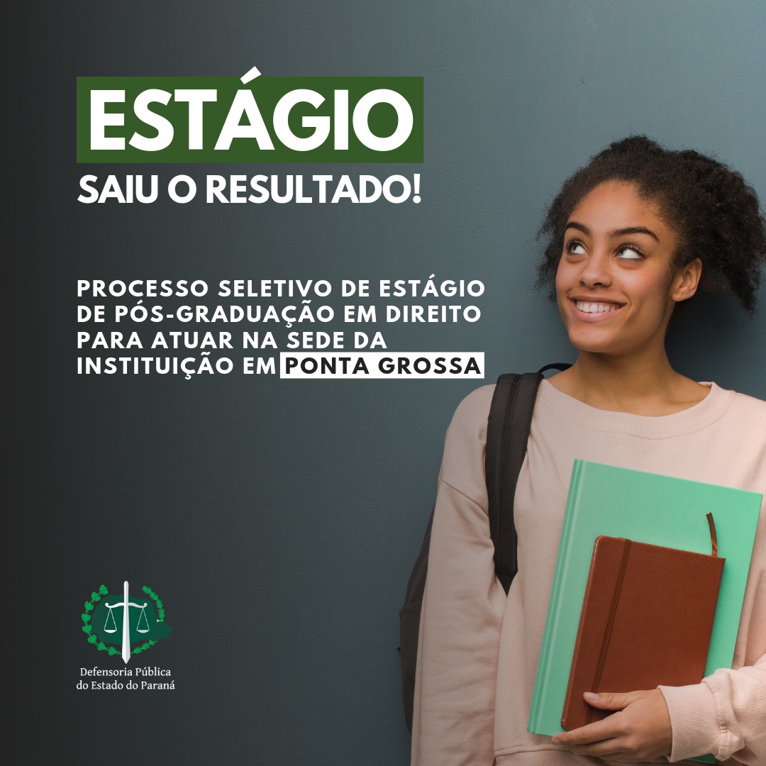 DPE-PR divulga resultado do processo seletivo