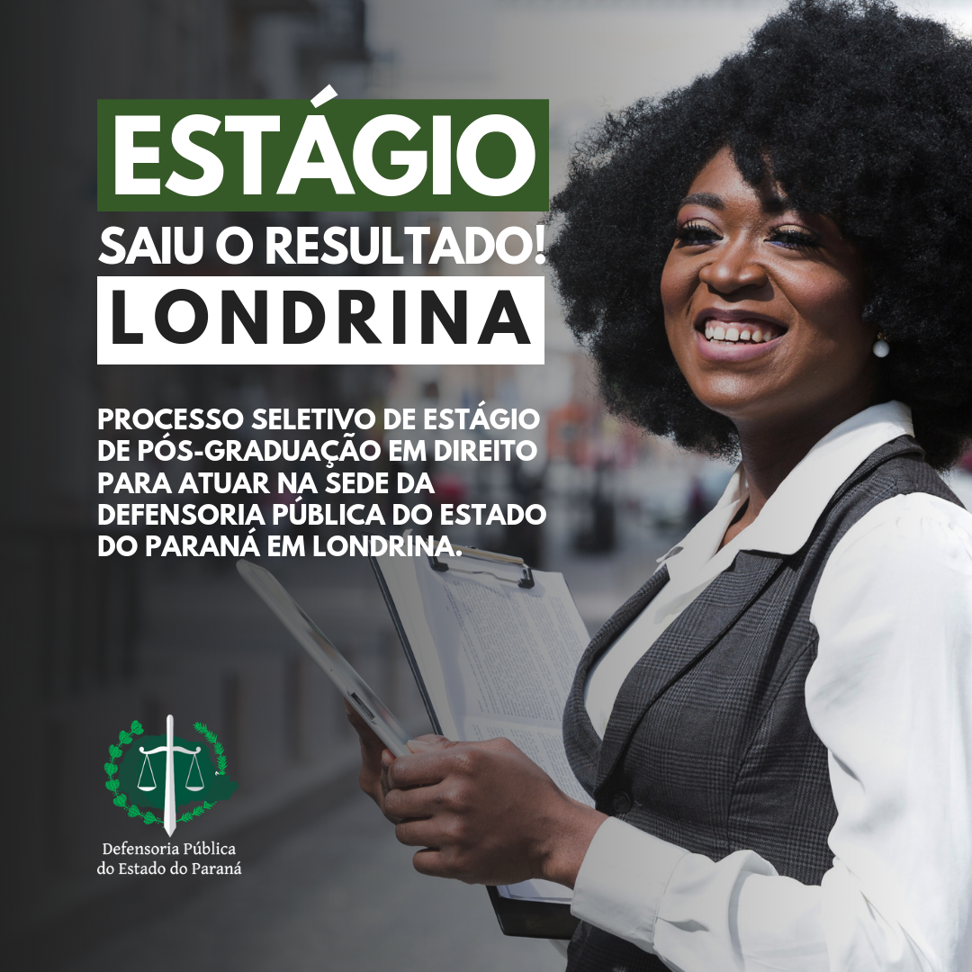DPE-PR divulga resultado do processo seletivo