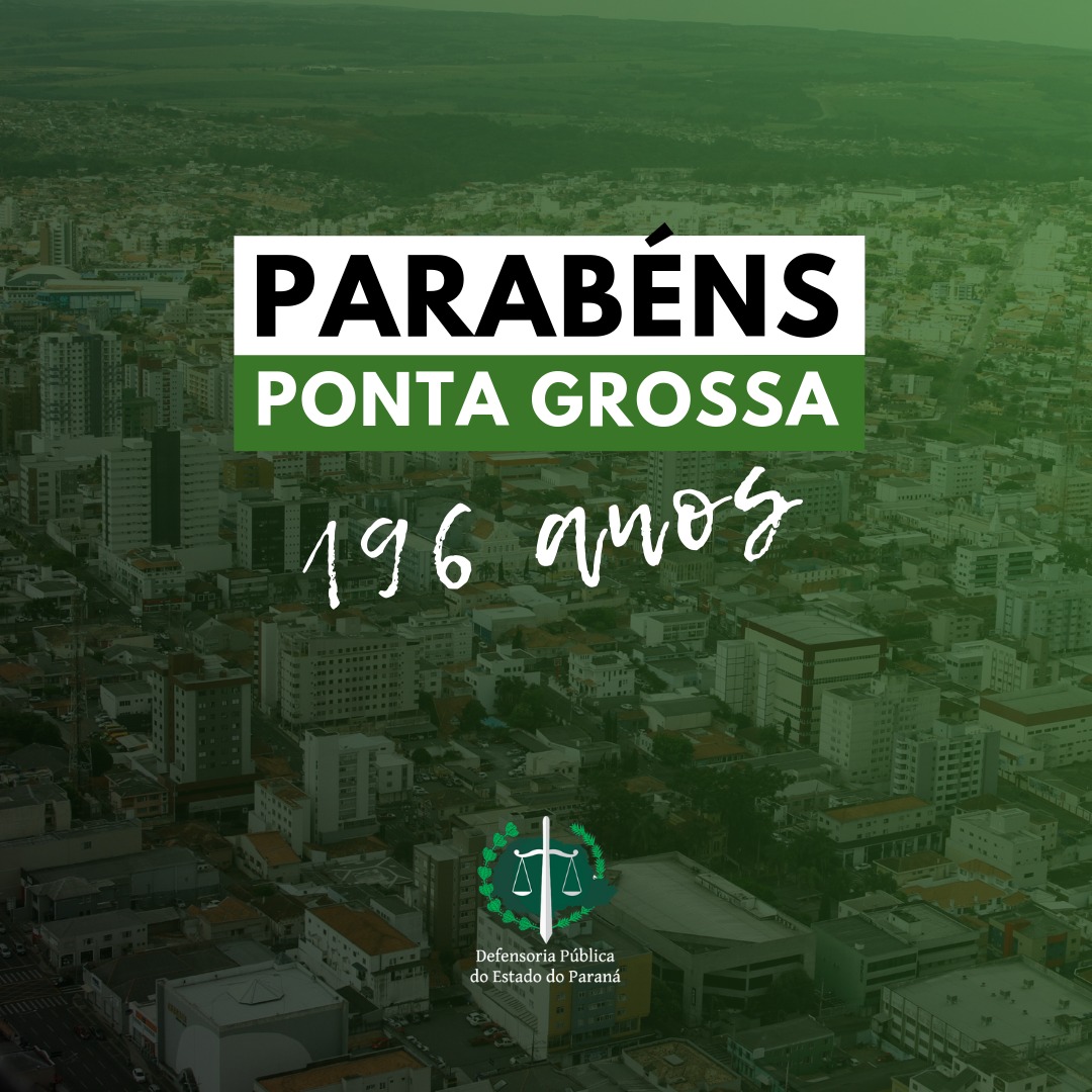 Parabéns Ponta Grossa