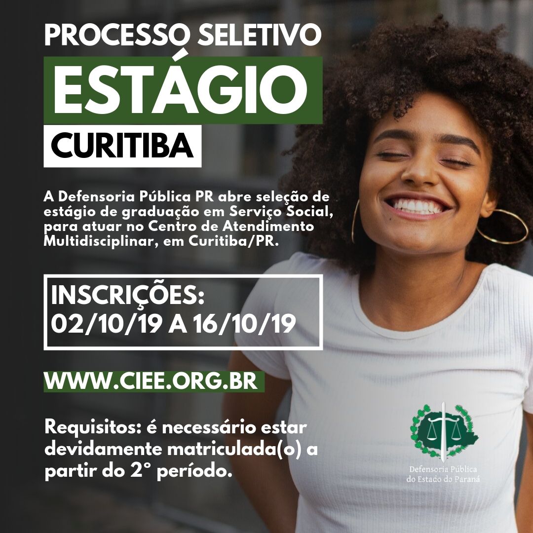As vagas são destinadas para estudantes de Serviço Social