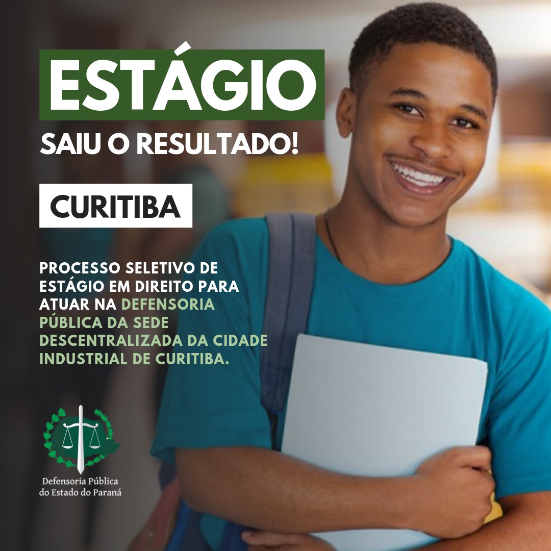 DPE-PR divulga resultados de processos seletivos em Curitiba