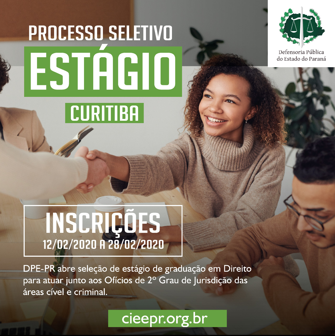 O processo seletivo será dividido em prova objetiva/dissertativa e entrevista