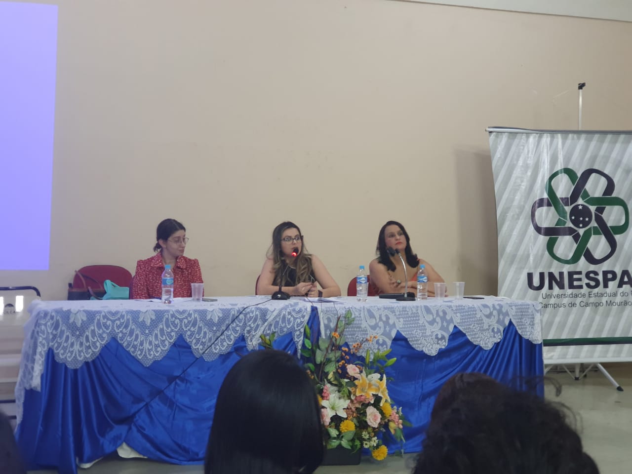 Elas fizeram parte da mesa sobre violência contra mulher