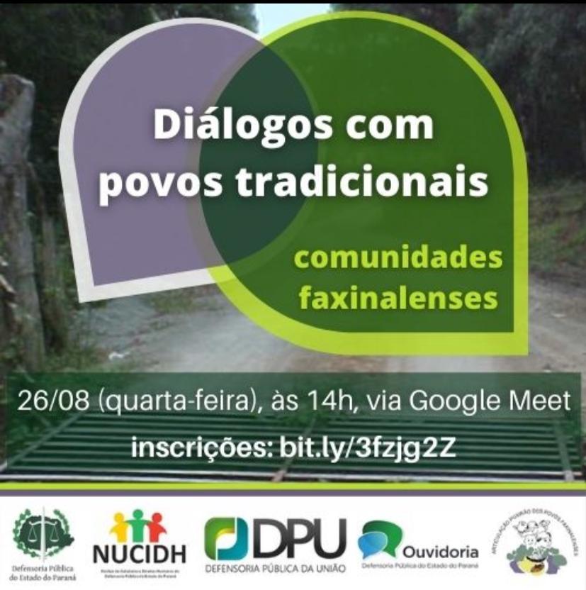 DPE-PR promove reunião com comunidade faxinalense