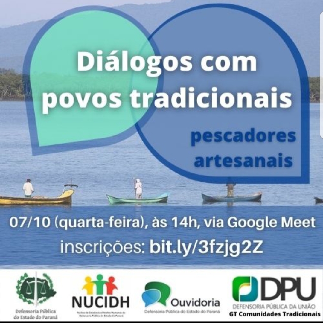 DPE-PR, DPU e Ouvidoria-Geral organizam diálogos com povos e comunidades tradicionais.
