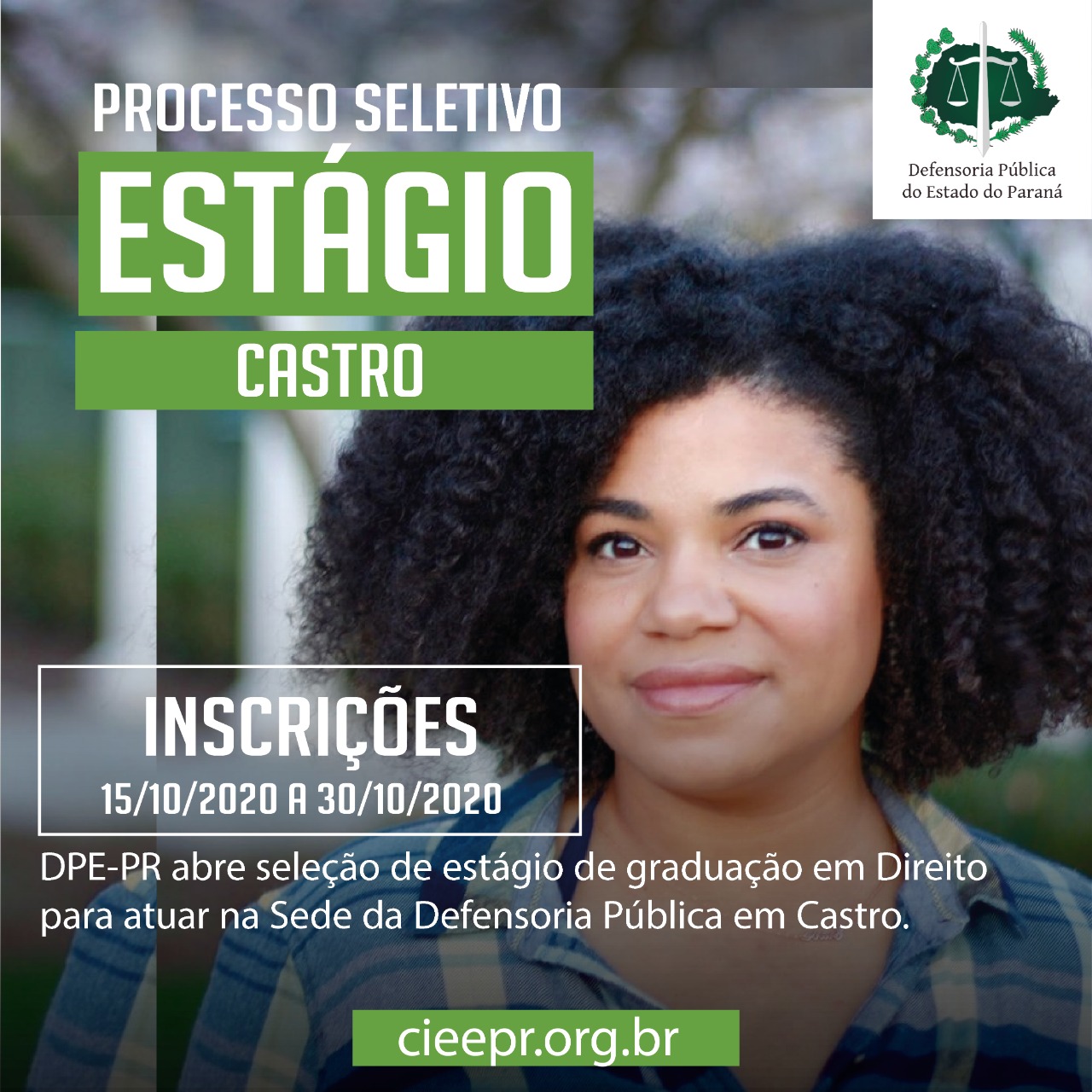 DPE-PR abre vagas de estágio em Castro