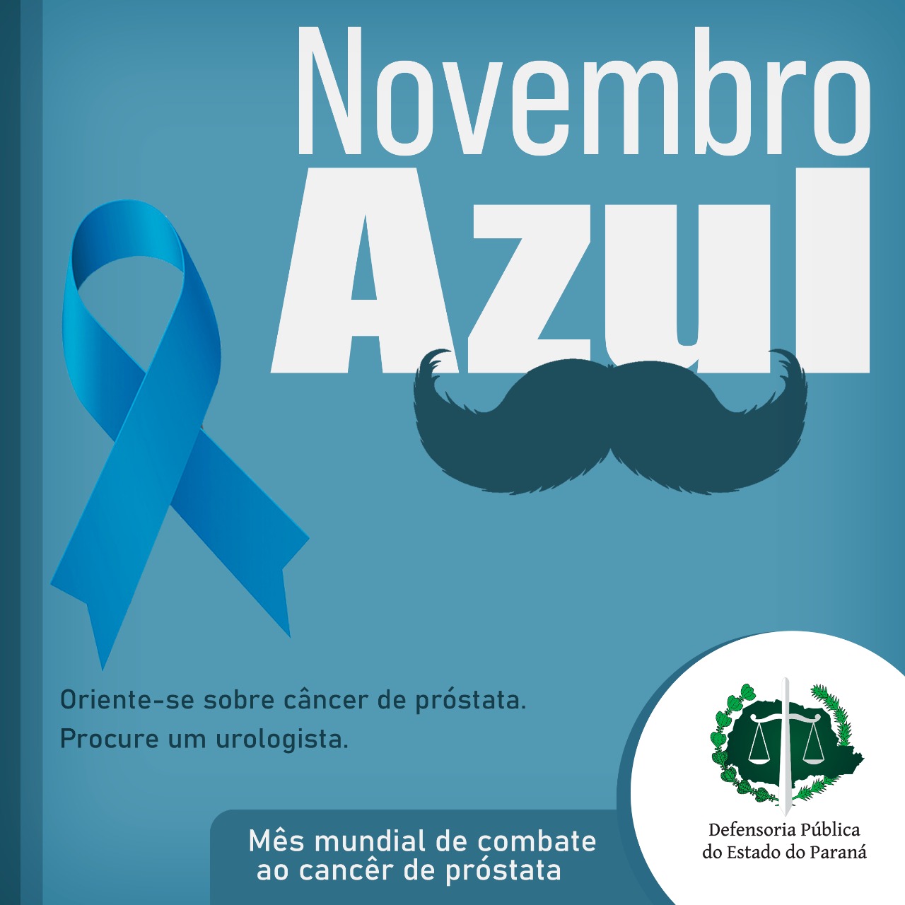 Novembro Azul e o combate ao Câncer de Próstata.