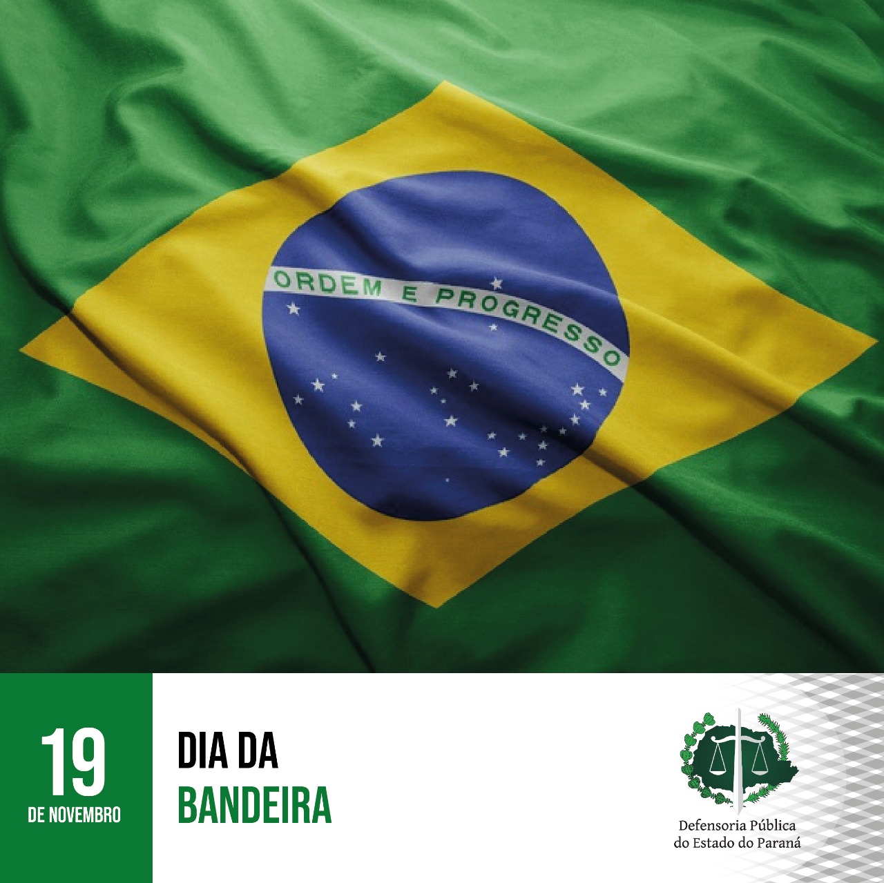 A Bandeira do Brasil constitui a bandeira nacional da República