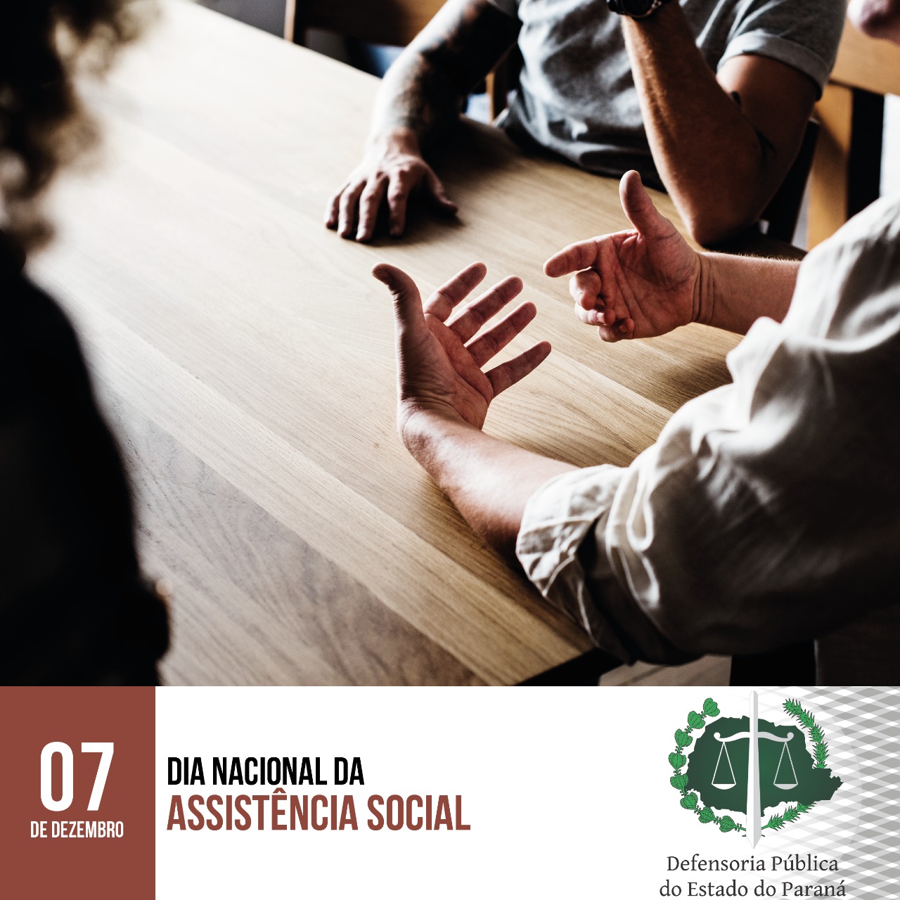 07 de dezembro: Dia Nacional da Assistência Social.