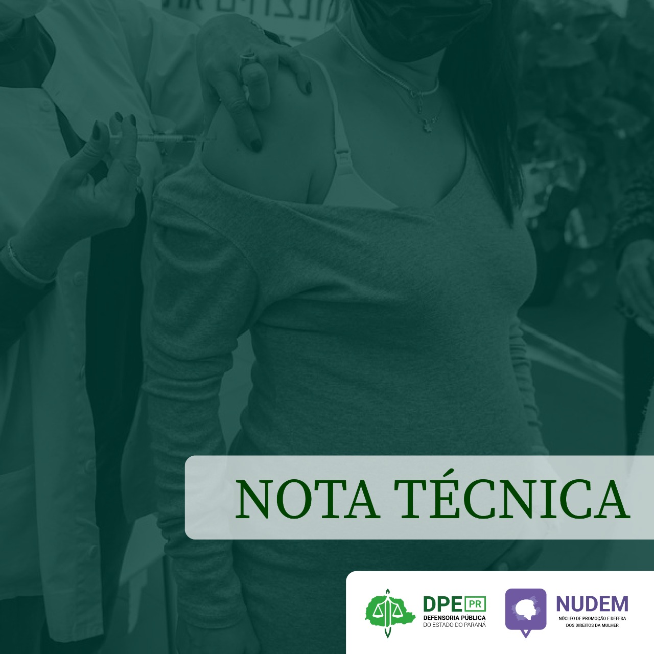 DPE-PR expede Nota Técnica sobre PL que prioriza gestantes e puérperas na vacinação contra a Covid-19 no Paraná