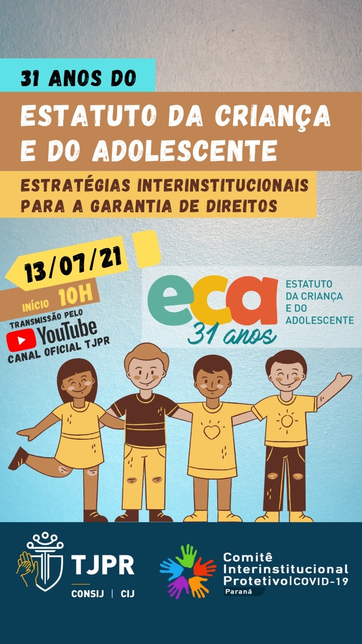 DPE-PR participa de evento em comemoração aos 31 anos do Estatuto da Criança e do Adolescente