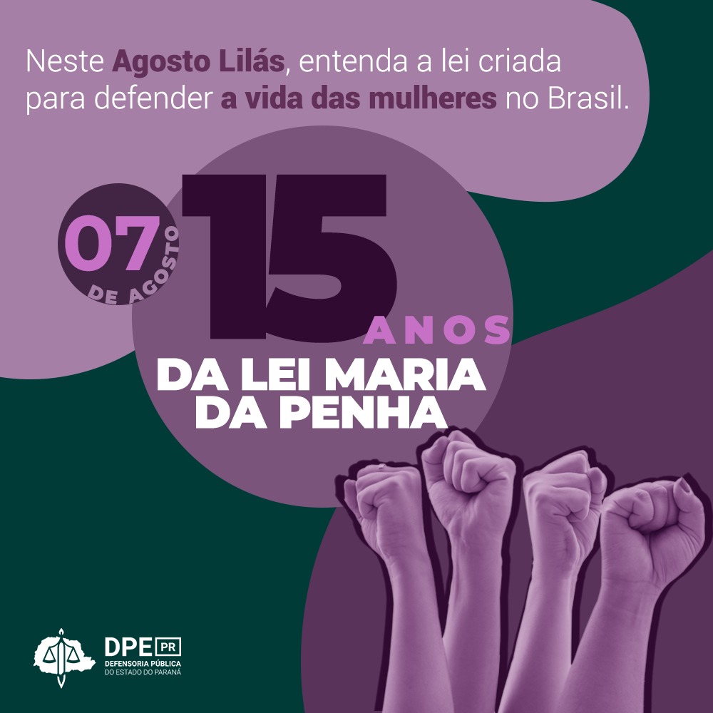 Lei Maria da Penha completa 15 anos