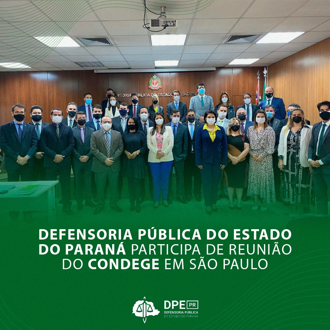DPE-PR participa de reunião do CONDEGE em São Paulo