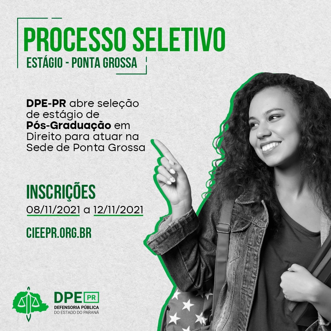 Processo seletivo Ponta Grossa