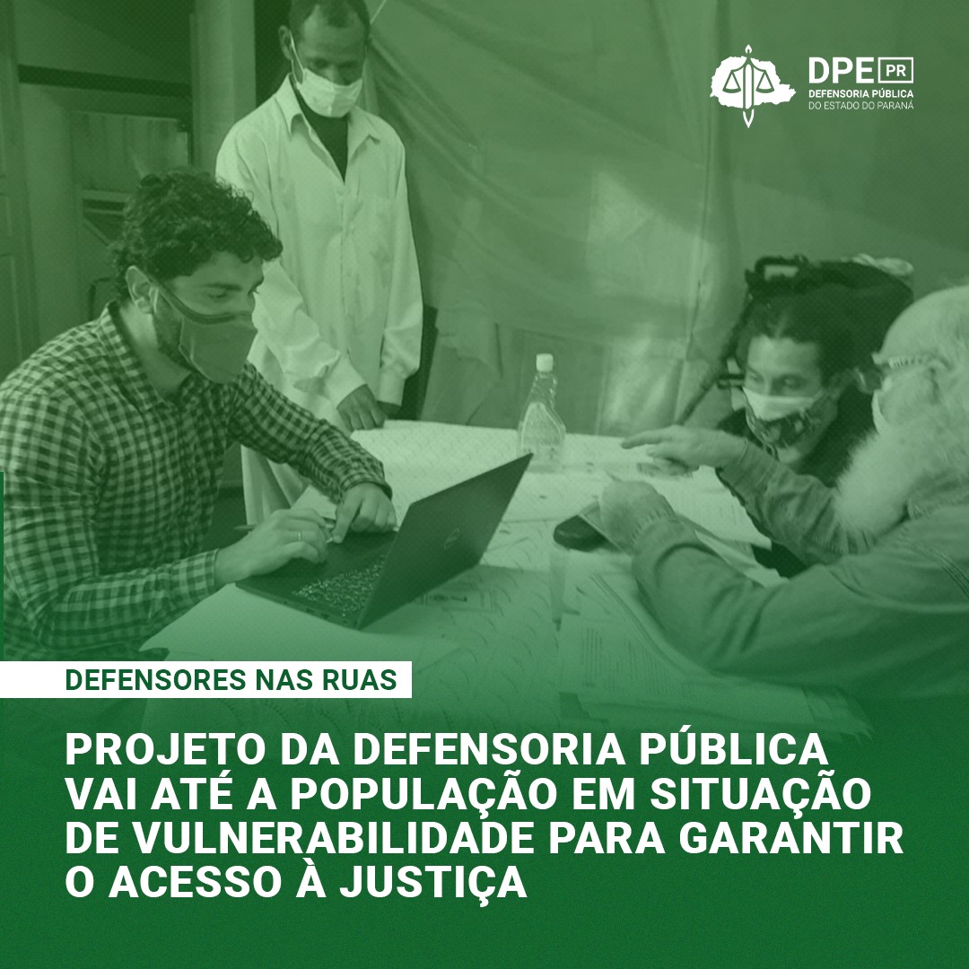Defensores nas ruas