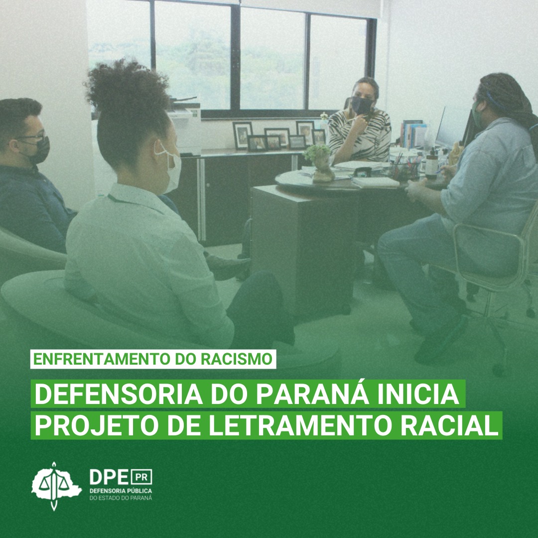 Defensoria do Paraná inicia projeto de letramento racial