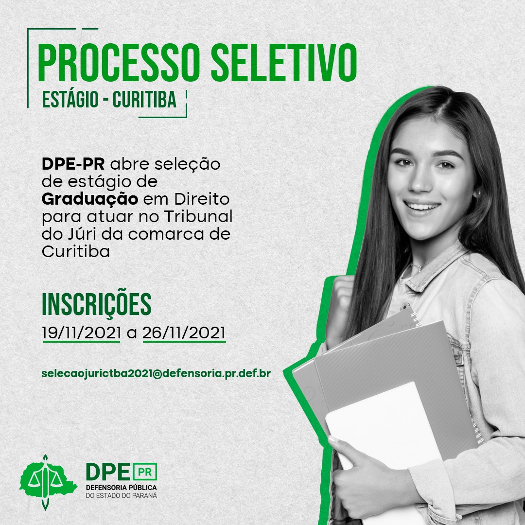 Processo seletivo - Júri