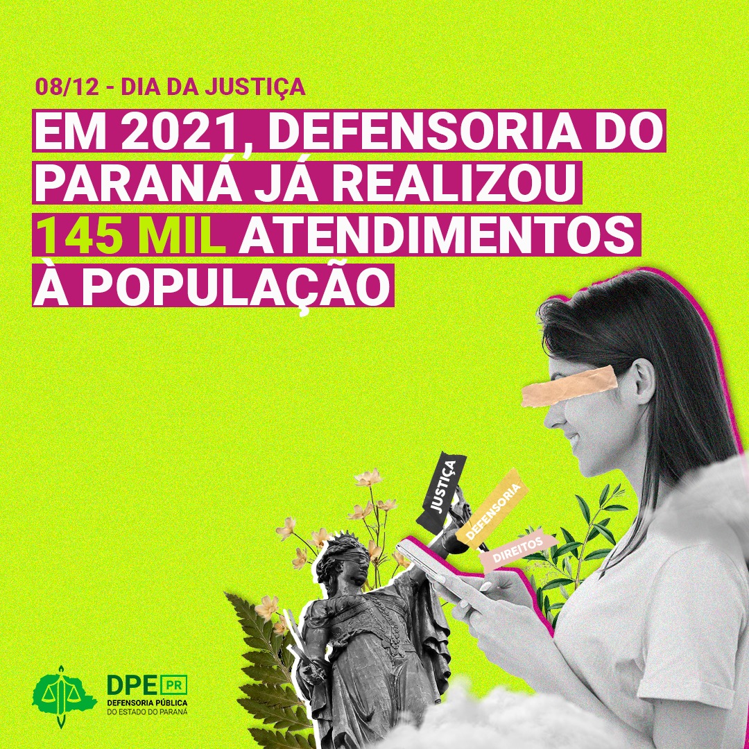 Em 2021, Defensoria do Paraná já realizou 145 mil atendimentos à população