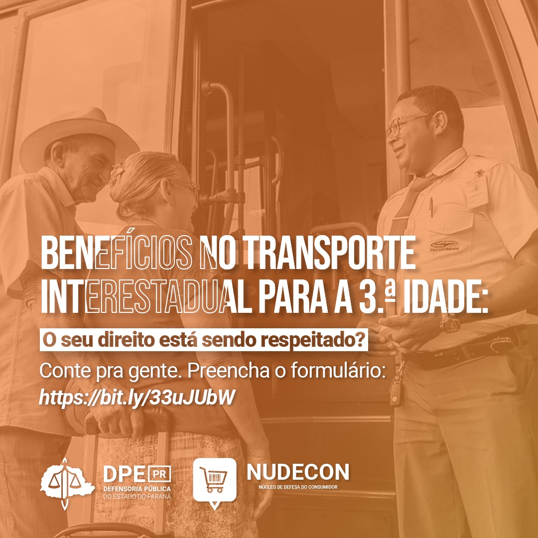 NUDECON quer ouvir a população idosa sobre acesso a benefícios no transporte interestadual