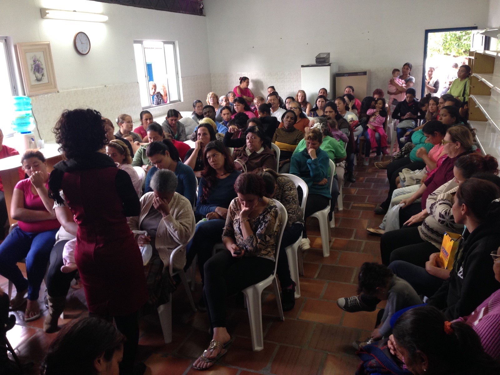 Foi registrado pelas voluntárias a participação de 126 usuários dos serviços prestados pela Associação.