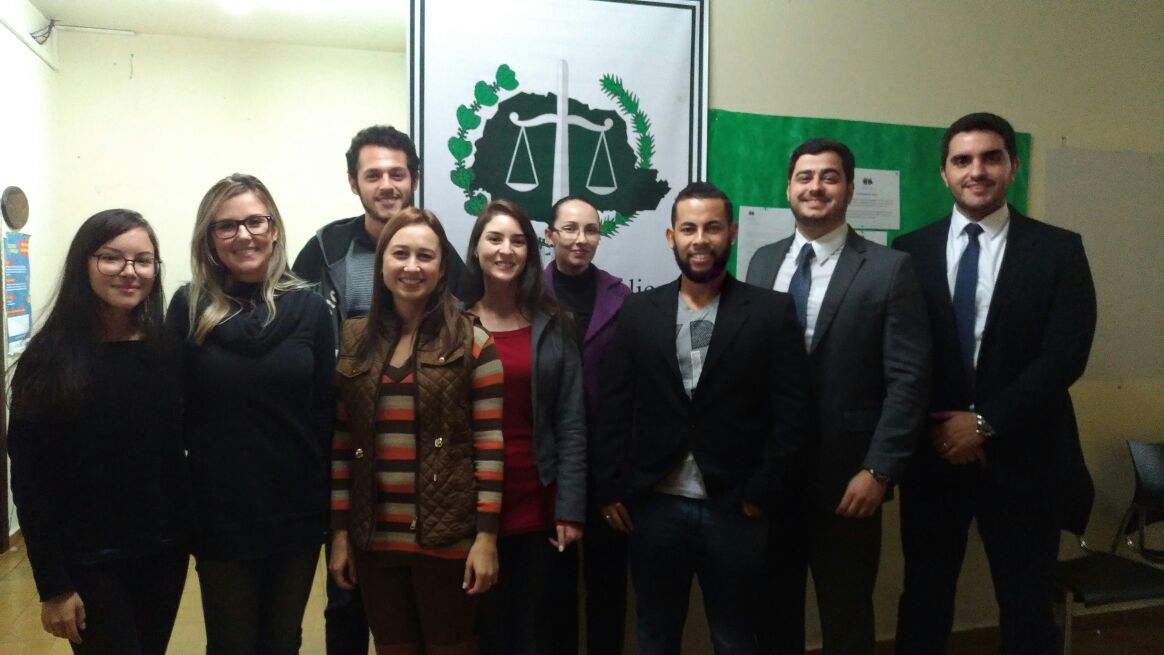 Equipe da Defensoria Pública em Castro.