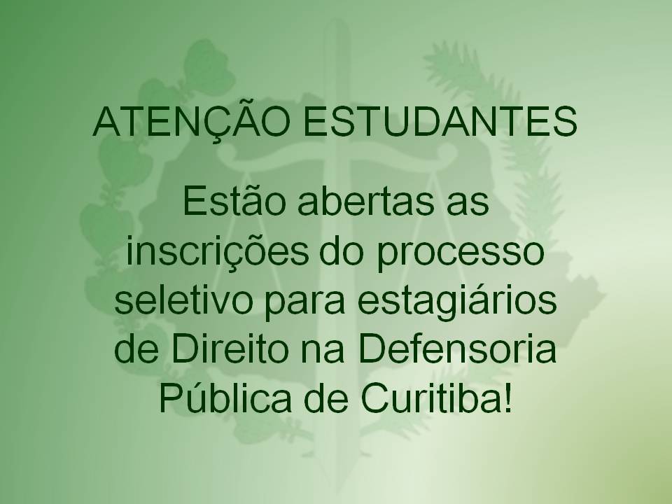 São duas vagas disponíveis no Centro de Atendimento Multidisciplinar (CAM); para ocupa-las, o estudante precisa estar cursando a partir do 5º período, mas para se inscrever, pode estar no 4º período desde que ao ser convocado, esteja no 5º.
